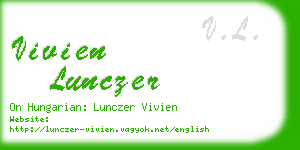 vivien lunczer business card